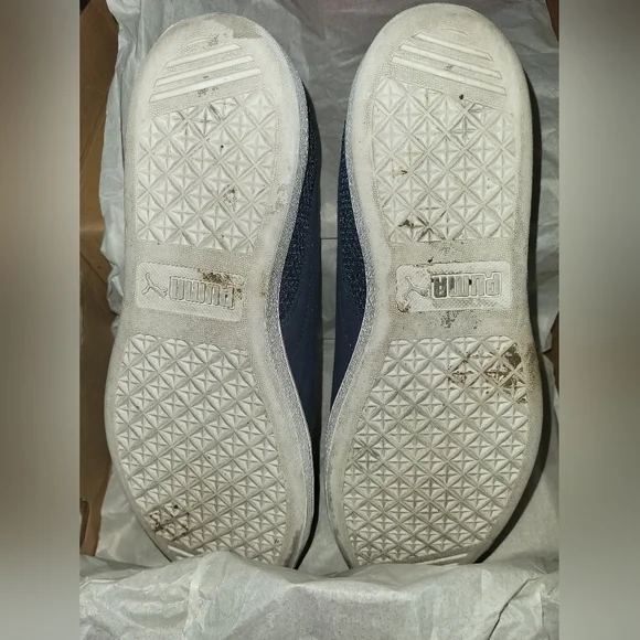 Puma Vikky Mesh FM Sneakers - Peacoat & Puma White, Sz: 11 - Picture 4 of 5